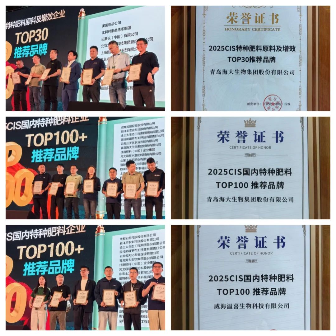 助力国际特肥行业发展，304永利集团荣获三项大奖
